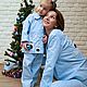 Pajamas for girls Christmas collection'Merry reindeer', Pajamas and robes, Moscow,  Фото №1