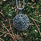 Astaroth Sigil — Double-sided steel Pendant. Pendant. lakotastore. Online shopping on My Livemaster.  Фото №2
