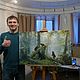 Заказать Утро в сосновом лесу. Копия с картины Шишкина И. И. Sergey Zykov. Ярмарка Мастеров. . Картины Фото №3