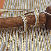 Рубка сатиновая на нитях для люневильской вышивки,  Чехия