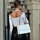 Python skin and lamb skin bag, Classic Bag, Moscow,  Фото №1