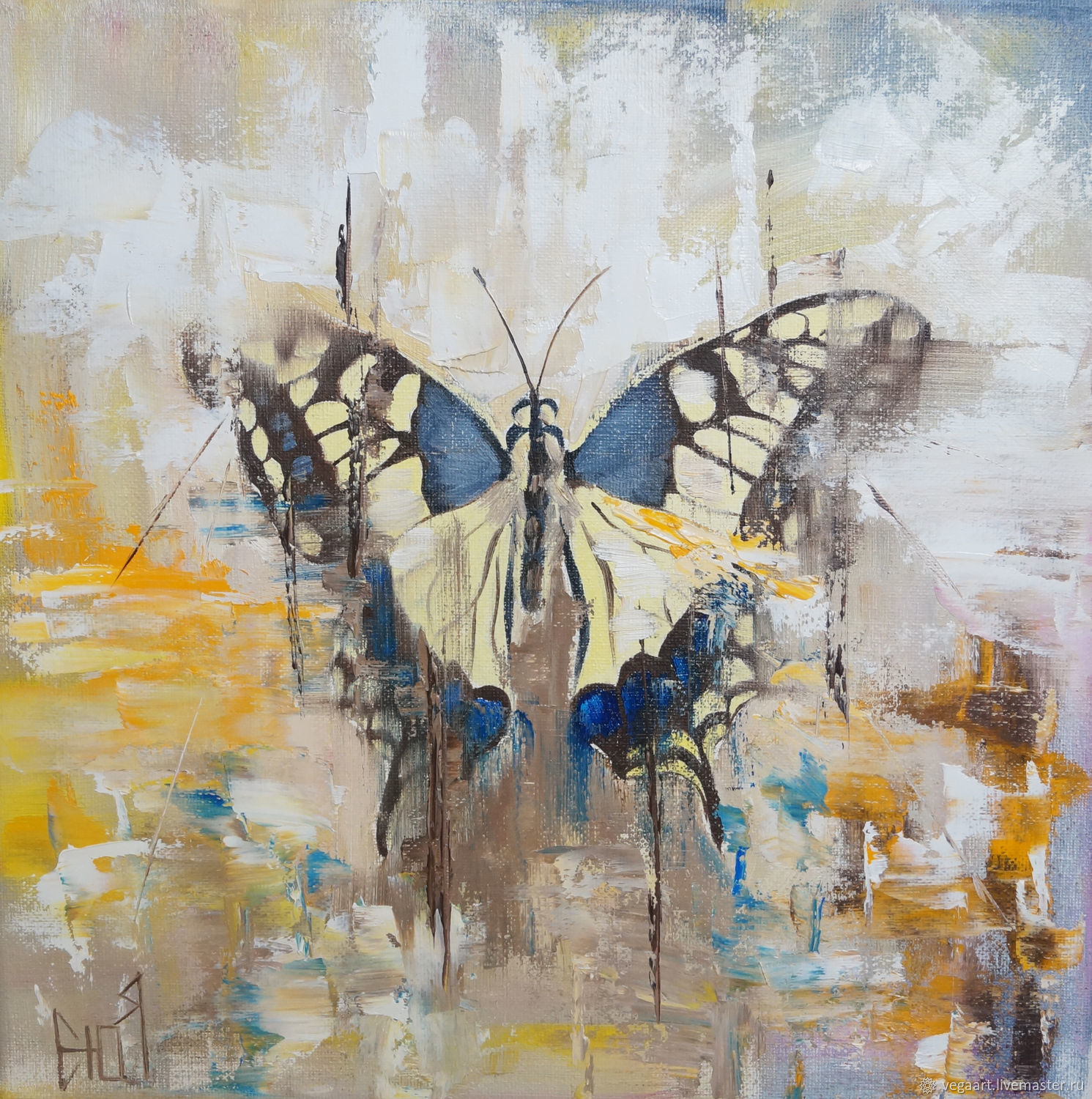 Бабочки в живописи великих художников