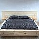 Кровать из бруса, с бортами под прозрачным маслом. Кровати. Семейная мастерская 'Панихин'. Ярмарка Мастеров.  Фото №9