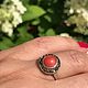 Silver ring with coral, Holland. Vintage ring. Dutch West - Indian Company. Online shopping on My Livemaster.  Фото №2