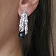 Unusual Pearl Earrings, Pearl ring earrings. Earrings. Irina Moro. Online shopping on My Livemaster.  Фото №2