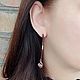 Серьги из бисера и песочной яшмы Бохо Этника. Серьги классические. StylishThings4U. Ярмарка Мастеров.  Фото №5