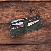 Сумки и аксессуары handmade. Livemaster - original item Rome genuine leather wallet. Handmade.