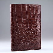 Сумки и аксессуары handmade. Livemaster - original item Crocodile skin passport cover IMA0020K445. Handmade.