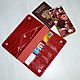 Wallet longer 'Crocodile red'. Purse. J.P.-Handmade Designer Bags. My Livemaster. Фото №4