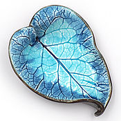 Для дома и интерьера handmade. Livemaster - original item Ceramic leaf 