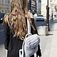Рюкзак серый. Рюкзаки. Woolcraft. Ярмарка Мастеров.  Фото №5