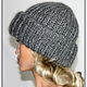 Шапка из кидмохера "А-ля Такори" темно серая ). Шапки. Ирина(shvilinka.knit). Ярмарка Мастеров.  Фото №6