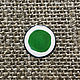 Overglaze paint FERRO 64 Serie No№64447 green chrome, Blanks for jewelry, St. Petersburg,  Фото №1