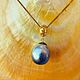 Gold pendant with Tahitian pearl buy. Pendant. luxuryclub. My Livemaster. Фото №4