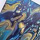 Картина жидким акрилом (fluid art) 40х40 см. Картины. Елена. Ярмарка Мастеров.  Фото №6
