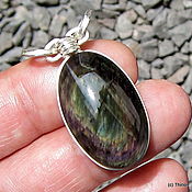 Украшения handmade. Livemaster - original item obsidian pendant obsidian necklace obsidian jewelry. Handmade.