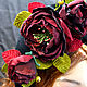 Hat rim 'Red roses'. Hats1. Novozhilova Hats. My Livemaster. Фото №4