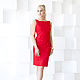 Red evening dress, a dress of guipure. Dresses. Дизайнерские платья Valensia Atelier. My Livemaster. Фото №4