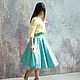 Order Skirt the sun 'Just Daisy..two daisies... ' blue. Moda No Time. Livemaster. . Skirts Фото №3