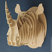 Для дома и интерьера handmade. Livemaster - original item The Head Of A Rhinoceros. Handmade.