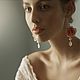 Заказать Розовые розы. ORLOVSKI JEWELRY. Ярмарка Мастеров. . Серьги классические Фото №3
