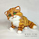 Red Striped Kitten Realistic Fur Toy. Stuffed Toys. Marina Eretnova. Online shopping on My Livemaster.  Фото №2