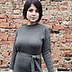 Order Cashmere dress with belt. Оксана Акимова Вязание на заказ. Livemaster. . Dresses Фото №3