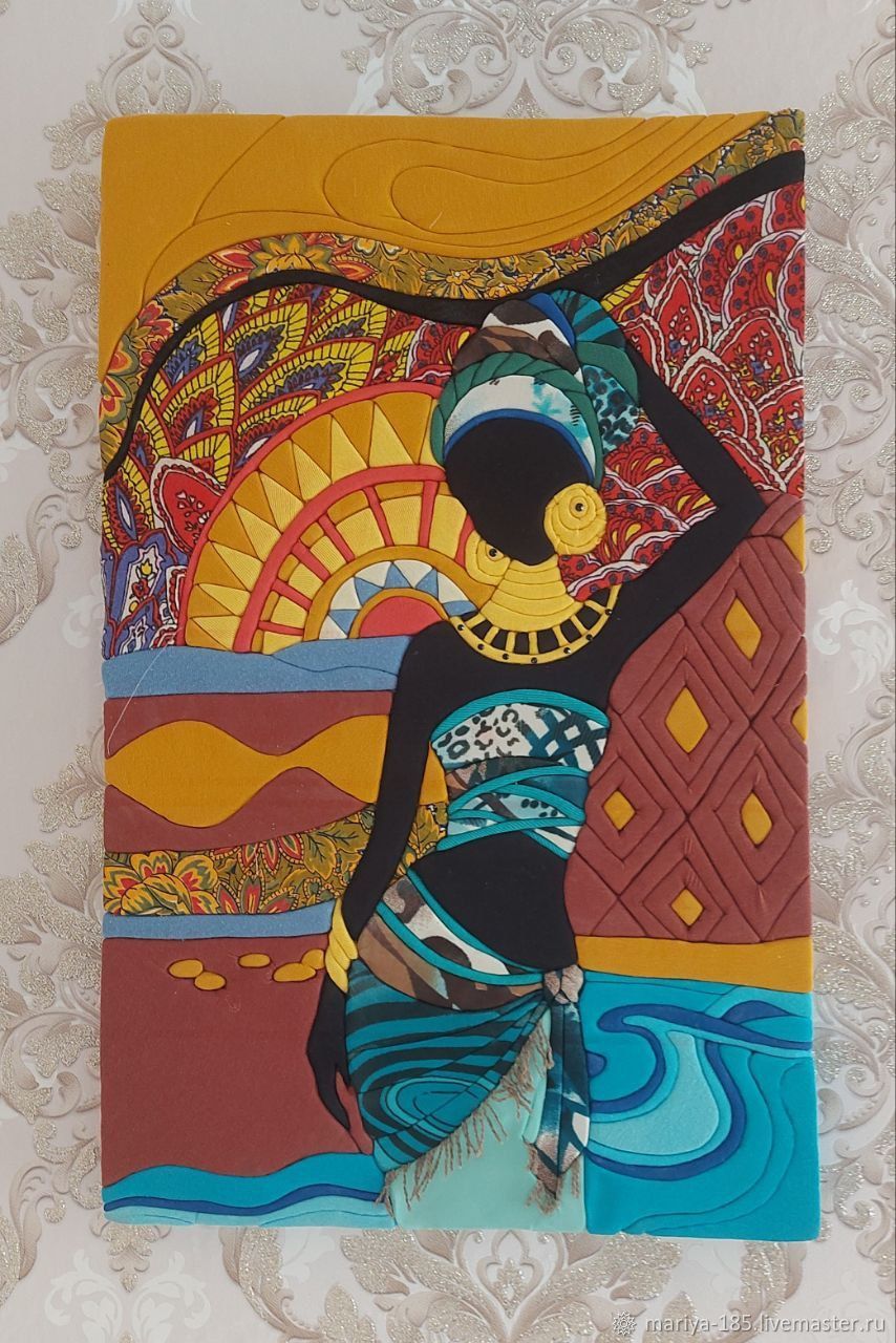 Панно-картина экзотическая \"Темнокожая красавица\", кинусайга в интернет ...