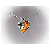 Pendant made of amber