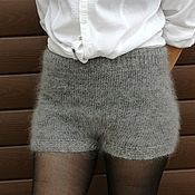 Одежда handmade. Livemaster - original item Shorts knitted feather (women`s, men`s). Handmade.