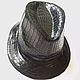 Hat made of genuine crocodile leather, black color, Hats1, St. Petersburg,  Фото №1