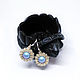 Серьги Iridescent Light Blue, серьги с жемчугом Сваровски, Серьги классические, Люберцы,  Фото №1