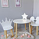 Mesa y dos sillas. Furniture for a nursery. Night Light 54. Интернет-магазин Ярмарка Мастеров.  Фото №2