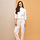 White tracksuit for women. Suits. SHAPAR - knitting clothes. My Livemaster. Фото №6