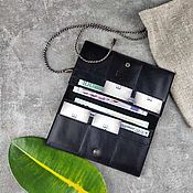 Сумки и аксессуары handmade. Livemaster - original item Mirror wallet (black, red, brown, sand). Handmade.