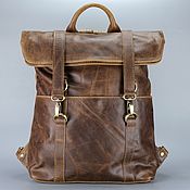 Кожаная дорожная Сумка Duffle Brown