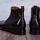 Chelsea ankle boots, crocodile leather, premium, in black. Chelsea boots. SHOES&BAGS. My Livemaster. Фото №4