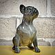 French bulldog, black: author's figurine. Figurines. Creative workshop Cheerful porcelain. My Livemaster. Фото №4