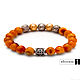 Bracelet Vintage rings of Baltic amber with silver charms. Bead bracelet. Wingerski. Online shopping on My Livemaster.  Фото №2