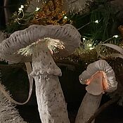 Сувениры и подарки handmade. Livemaster - original item Christmas tree toys:Mysterious and Mystical fly agarics, Christmas decorations.. Handmade.
