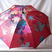 Аксессуары handmade. Livemaster - original item Umbrella with hand-painted 