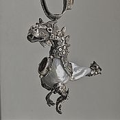 Украшения handmade. Livemaster - original item Dragon Paragon Pendant. Pearls, silver, gold, spinel, tourmalines. Handmade.