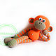 Master-class of crochet toy Monkey. Knitting patterns. GALAtoys. Online shopping on My Livemaster.  Фото №2
