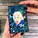 Обложка на паспорт или автодокументы "Эйнштейн"