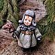 Ватная игрушка Митька. Елочные игрушки. ksanadolls-Ватные игрушки(Оксана). Интернет-магазин Ярмарка Мастеров.  Фото №2