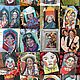 Портрет на дереве тибетской девушки в шляпе и украшениях. Картины. Шпак Анастасия (Stacy Shpak Art) (StacyShpak). Интернет-магазин Ярмарка Мастеров.  Фото №2