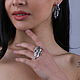 Кольцо:  "Фельсия" с серебром 925 пробы. Кольца. Shahinian Jewelry. Ярмарка Мастеров.  Фото №5