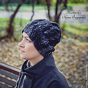 Аксессуары handmade. Livemaster - original item Felt winter hat 
