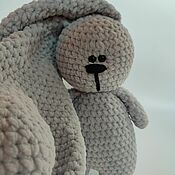 Заяц с большими длинными ушами, Амигуруми куклы и игрушки, Одинцово,  Фото №1