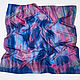 Dark Blue Silk Handkerchief Elegance. Shawls1. ArtBeklov. My Livemaster. Фото №4
